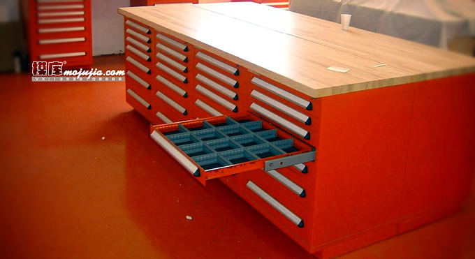 榉木台面组合工具箱案例